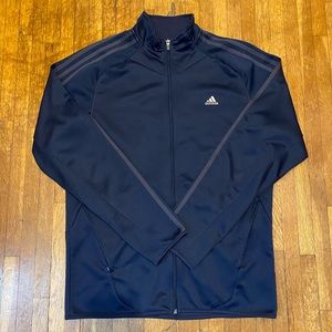 Adidas Track Jacket - Navy Blue
